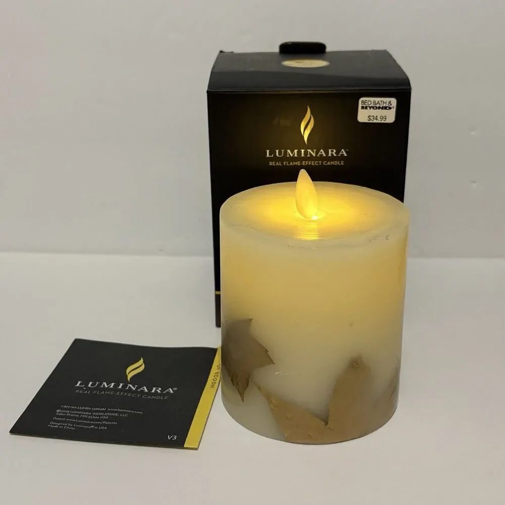luminara flameless candles set of 3